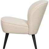 WOOOD Sara Fauteuil - Boucle - Creme - 71x59x70