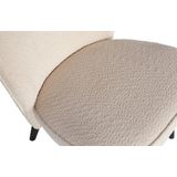 WOOOD Sara Fauteuil - Boucle - Creme - 71x59x70