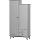 WOOOD Garderobenschrank »Lily«, massives Kiefernholz, mit Kleiderstange, H 190 cm x B 98 cm