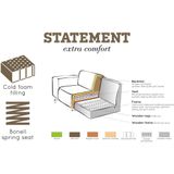 BePureHome Statement Hoekbank Links - Bouclé Beige - 274 cm breed - Luxueus en tijdloos design