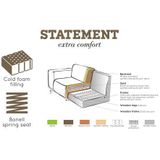 BePureHome Statement 4-zits Bank 280 Cm BouclÉ Beige - Luxueus en elegant design