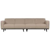 BePureHome Statement 4-zits Bank 280 Cm BouclÉ Beige - Luxueus en elegant design