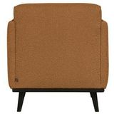 BePureHome Statement Fauteuil Met Arm - Boucle - Butter - 77x72x93