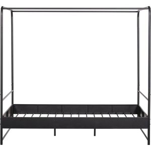 vtwonen Bunk Hemelbed - Metaal - Zwart - 190x205x165