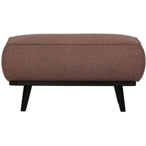 BePureHome Statement Hocker - Boucle - Coffee - 40x80x55