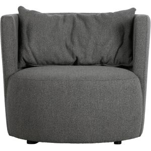 vtwonen Explore Fauteuil - Boucle - Staalgrijs - 81x96x92