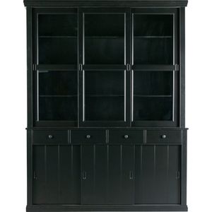 WOOOD Buffet »Lagos«, viel Stauraum, mit Glastüren, H 213 cm x B 163 cm