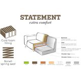 BePureHome Statement 1-Zits Element - Eco Leer - Cognac - 77x79x93