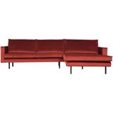 Rodeo Chaise Longue Rechts Velvet Chestnut