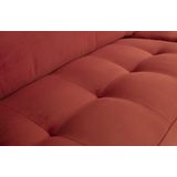 BePureHome Rodeo Classic 2,5-Zits Bank - Velvet - Chestnut - 83x230x88 - Klassiek en royaal design