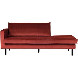 BePureHome Rodeo Daybed Links - Velvet - Chestnut - 85x203x86