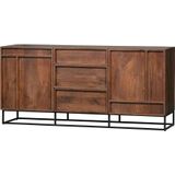 WOOOD Exclusive Forrest 2-Deurs Dressoir - Hout - Naturel - 75x160x44