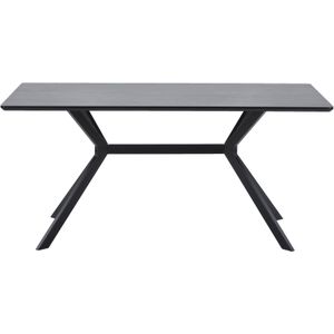 WOOOD Exclusive Bruno Eettafel - Mdf - Zwart - 200x90