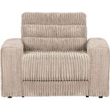 BePureHome Date Fauteuil - Grove Ribstof - Naturel - 78x103x99