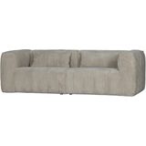 WOOOD Exclusive Bean 3,5-Zits Bank - Ribstof - Naturel - 73x246x96 - Stoer en comfortabel