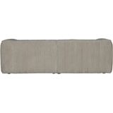 WOOOD Exclusive Bean 3,5-Zits Bank - Ribstof - Naturel - 73x246x96 - Stoer en comfortabel