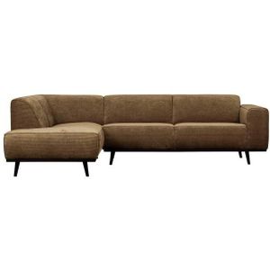 BePureHome Statement Hoekbank Links - Rib - Luxueus en elegant design - Onderdeel van de bekende Statement-serie