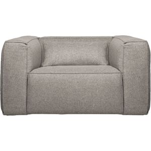 WOOOD Exclusive Bean Fauteuil Incl. Kussen - Grijs - 74x146x98