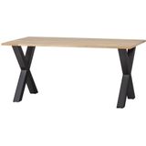 WOOOD Tablo Tafel met Alkmaar Poot - Eiken - 75x180x90