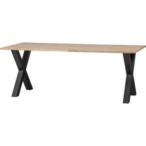 WOOOD Tablo Tafel met Alkmaar Poot - Eiken - 75x200x90