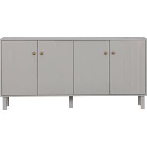 WOOOD Dressoir Madu - Grenen - Wolkengrijs - 78x160x46