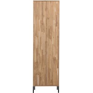 WOOOD - Gravure Hoge Kast - Eiken - Naturel - 210x60x42