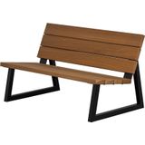 WOOOD Banco Outdoor Tuinbank - Moderne tuinbank van FSC-gecertificeerd Afrikaans zachthout - Strak design - H 78 cm x B 132 cm x D 82 cm