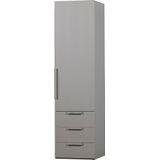 WOOOD Garderobenschrank "Rens", aus Nussbaum-Dekor, viel Stauraum, Höhe 210 cm