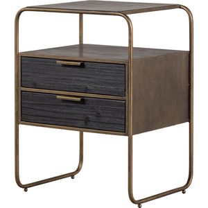 BePureHome - Polite - Nachtkastje - Antique Brass - Metaal/Hout