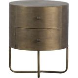 BePureHome Glossy Rond Kastje - Metaal - Antique Brass - 48x39x39