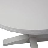vtwonen Deck Round Eettafel - Mango Hout - Clay - 78x120x120