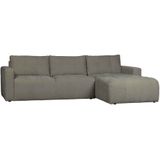 vtwonen Bar Chaise Longue Rechts - Grijs - 87x280x170 - Robuust Design