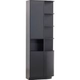 WOOOD Vitrine Finca mit modernem Push-to-Open-System, Breite 78 cm