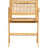 WOOOD Gunn Eetkamerstoel - Rattan - Natural - 80x54x54