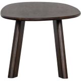 BePureHome Roundly Eetkamertafel - Mangohout - Walnoot - 76x200x100