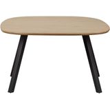 WOOOD Tablo Eettafel met 2-Stand Poot - Eiken - Naturel - 75x130x130