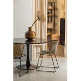 WOOOD Sammy Eettafel - � 120 cm - Zwart