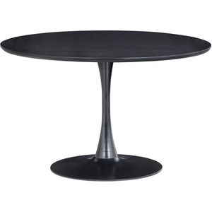 "WOOOD Sammy Eettafel - Ø 120 cm - Zwart "