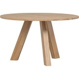 WOOOD Rhonda Ronde Eettafel - Eiken - Naturel - 75x150x150