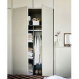 WOOOD Mehrzweckschrank "Daily Garderobenschrank", mit Push-to-Open Funktion, Höhe 200 cm, Breite 50 oder 100 cm