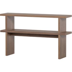 vtwonen Couchtable Sidetable - Noten Veneer - Naturel Matt - 72x120x30