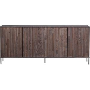 WOOOD - New Gravure - Dressoir - Essenhout - Grafische Reliëf Deuren