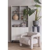 Lenny Fauteuil In Grove Textuur Zand