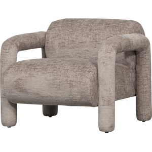 Lenny Fauteuil In Grove Textuur Zand