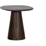 BePureHome Posture Bijzettafel - Hout - Walnoot - 52x60x50