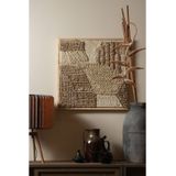BePureHome Speck Wanddeco - Jute Katoen - Multikleur - 60x60 cm