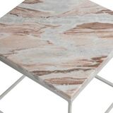 BePureHome Bijzettafel Mellow - Marmer - Mist - 45x40x40