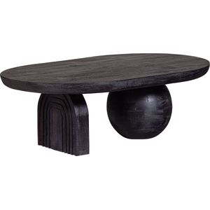 Steppe - Salontafel - Zwart - Mangohout