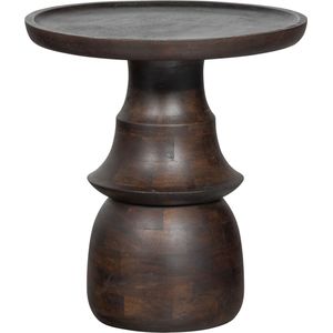 BuPureHome Bijzettafel Broad - Mango Hout - Naturel - 55x50x50