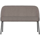 BePureHome Vogue eetkamerbank - Stijlvolle en comfortabele eettafelbank met zachte bouclé bekleding - H 82,5 x B 120 x D 59 cm